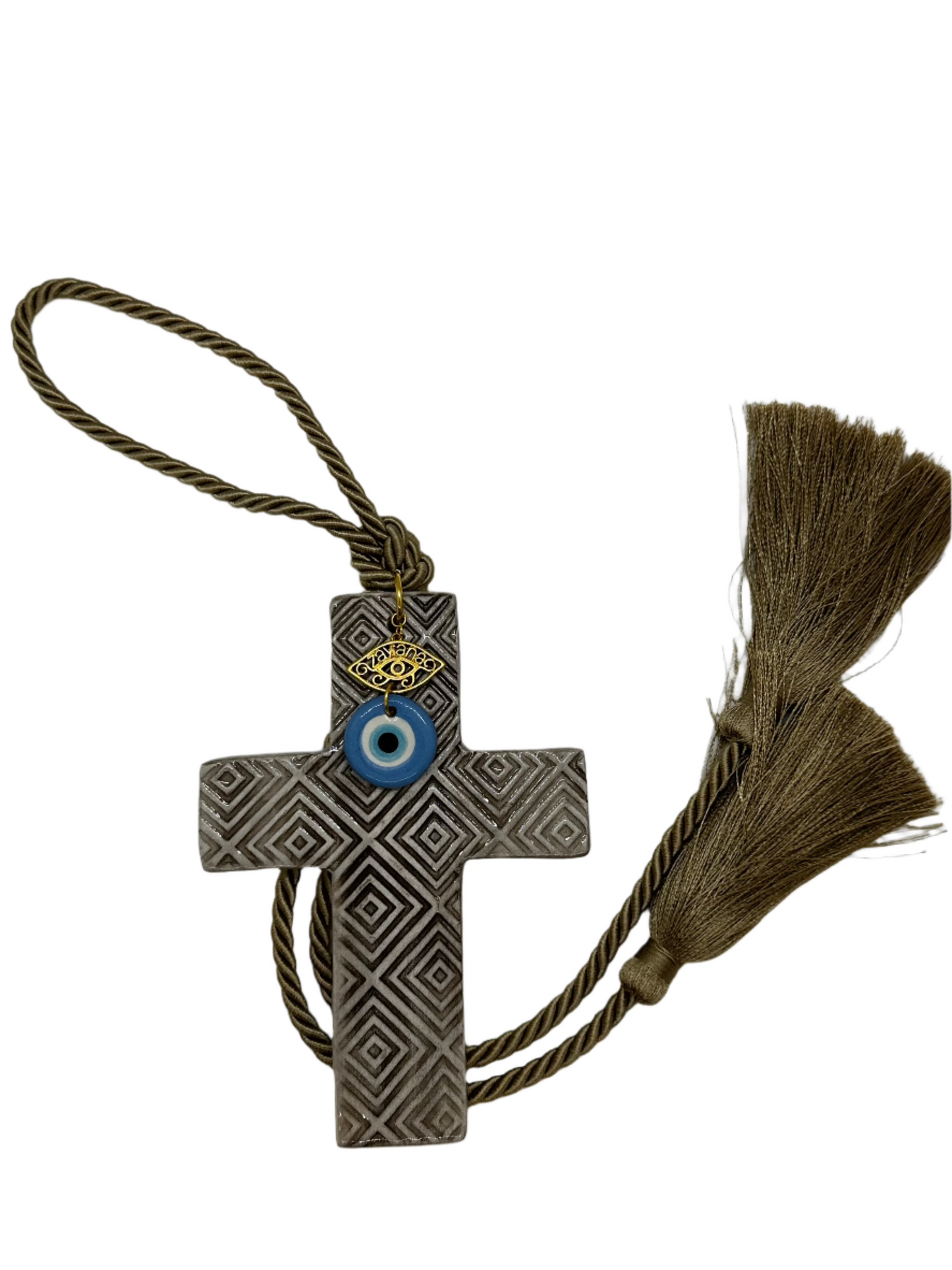 Ceramic Greek Cross (Κεραμικός ελληνικός σταυρός)