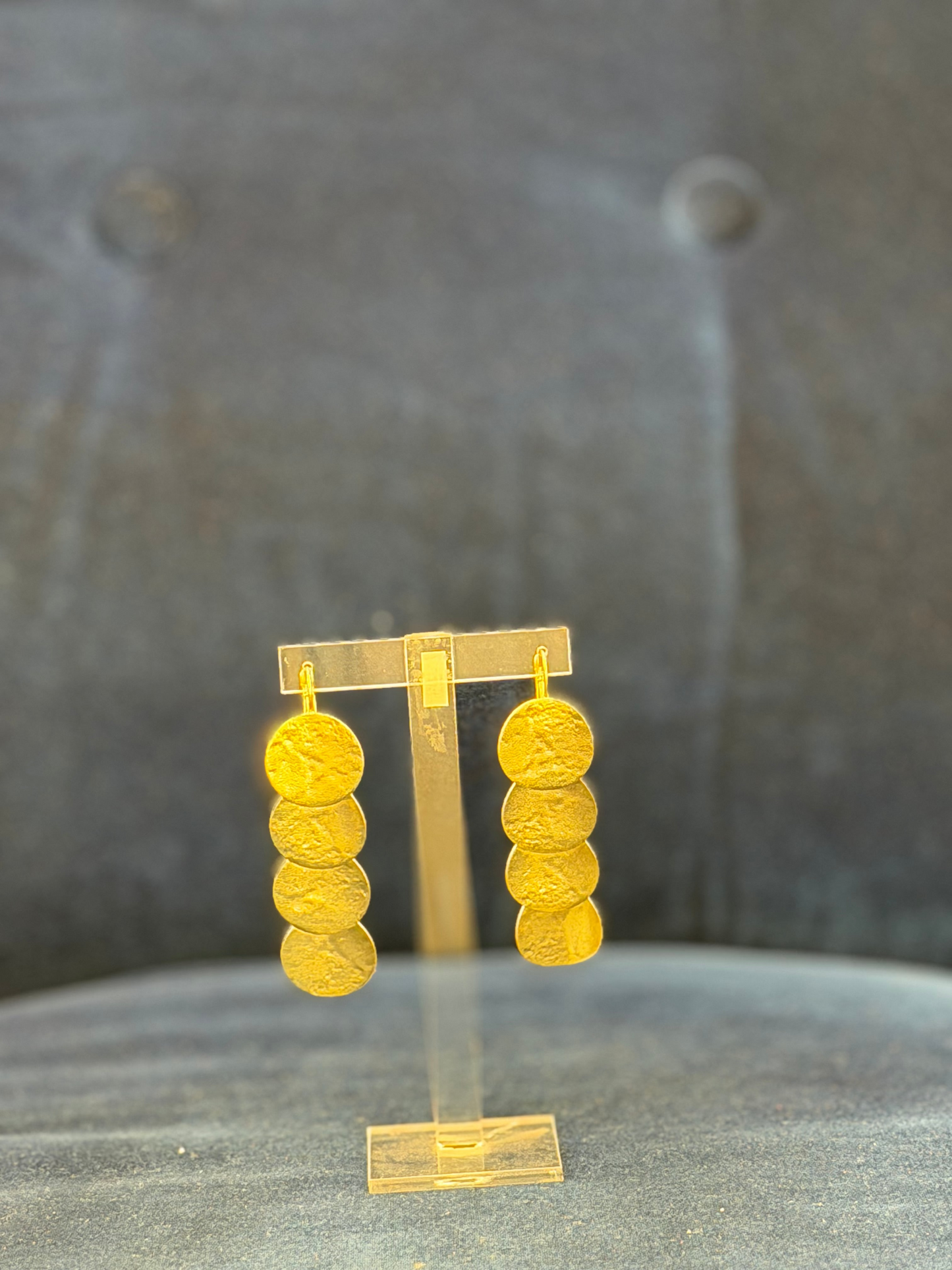 Circle Earrings (Σκουλαρίκια με Στρογγυλό Σχέδιο)