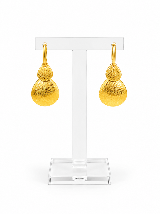 2 Drop Earrings (Σκουλαρίκια με 2 Drop)