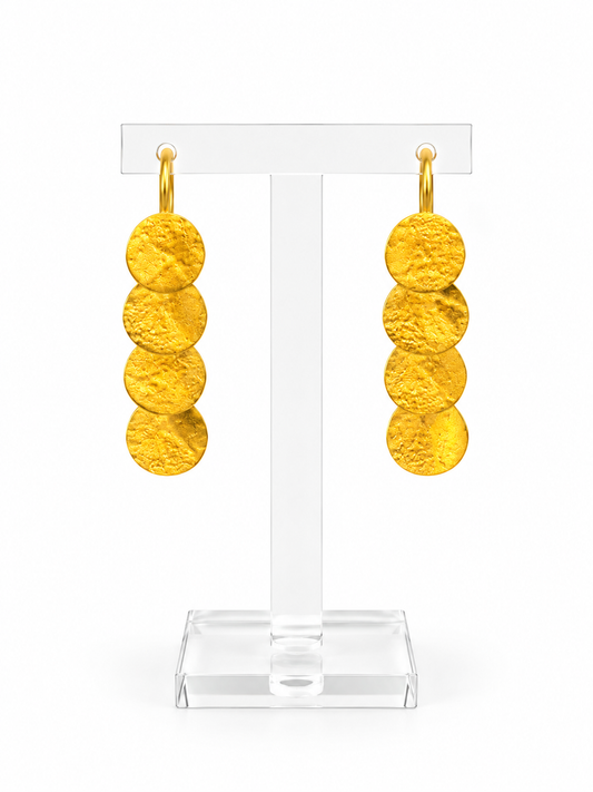 Circle Earrings (Σκουλαρίκια με Στρογγυλό Σχέδιο)