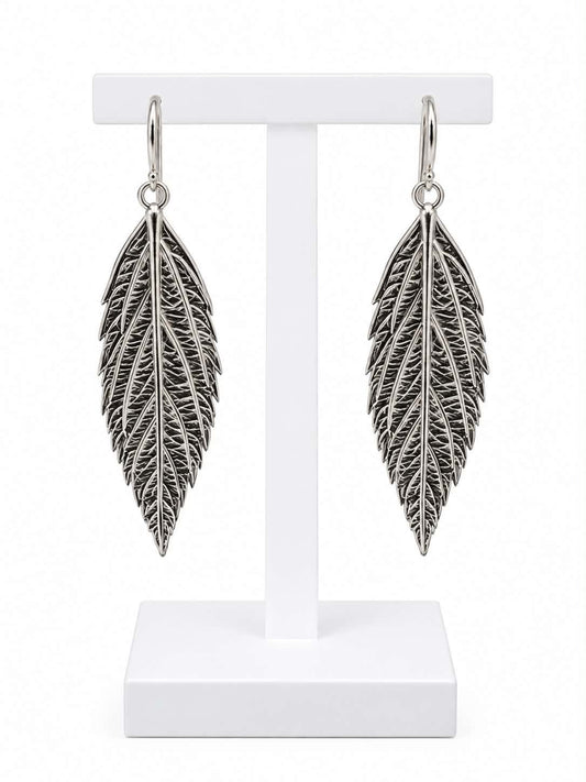 DROPS EARRINGS STATEMENT, DROPS & DANGLES, STERLING SILVER
