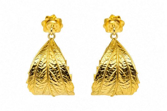 ZOE EARRINGS HOOPS MEDIUM, 24K GOLD VERMEIL ON STERLING SILVER