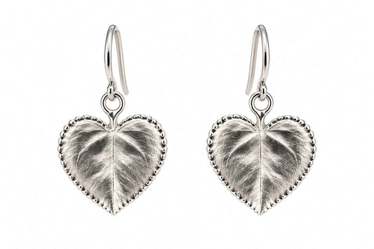 EMOTIONS CYCLAMEN EARRINGS DROPS & DANGLES, STERLING SILVER