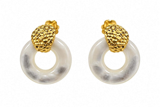 LOTIDA HOLLY TREE EARRINGS GEOMETRIC, HOOPS MEDIUM, STATEMENT STUDS