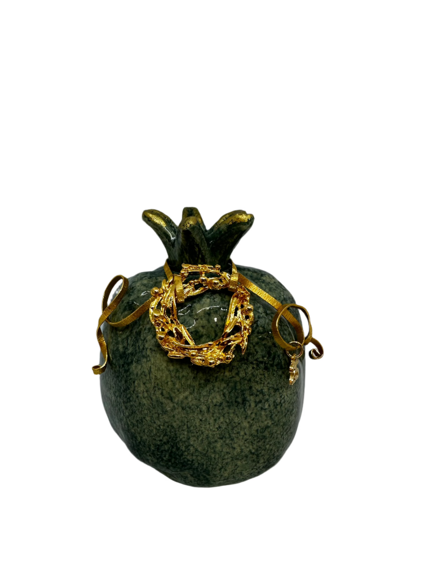 Pomegranate with Gold Wreath Detail (Ρόδι με Χρυσό Στεφάνι με Κλαδιά)