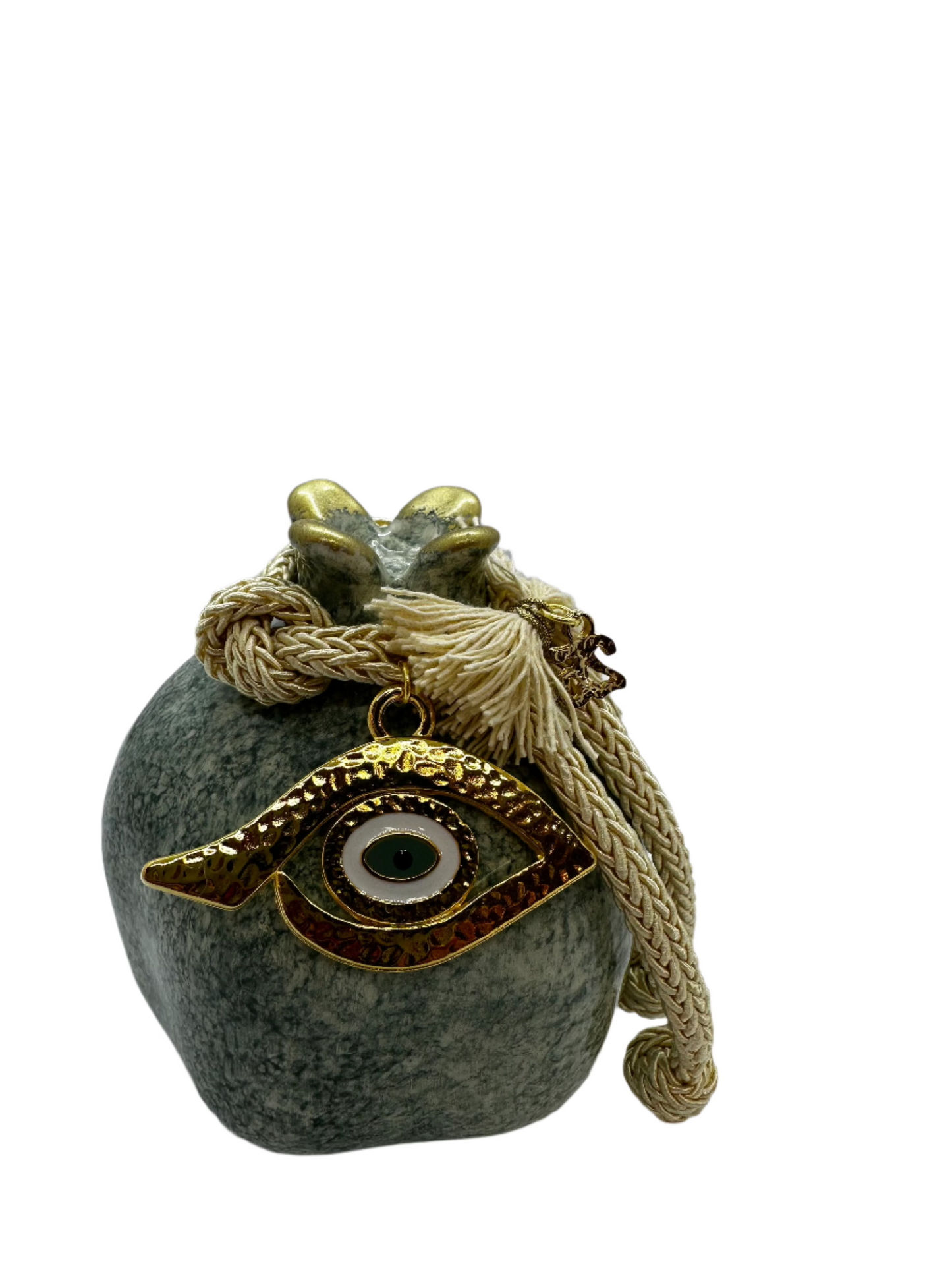 Ρόδι με Χρυσό Μάτι (Pomegranate with Gold Eye Detail)