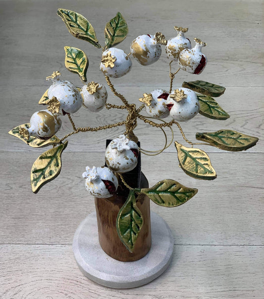 Pomegrant Tree (White)